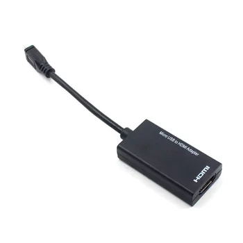 Кабел конвертор USB Micro-HDMI за мъже и жени с високоскоростен HDTV адаптер за телефон мобилен телефон