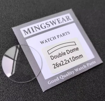 Качествен комплект от двухкупольного вдлъбнато кръгла минерално стъкло с диаметър 1,0 mm размер 20-40 мм