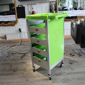 Количка за съхранение на оборудване за фризьорски салон грим, количка за татуажа, инструмент за салон за красота Carrinho, подпомагаща мебели за интериора на RR50ST