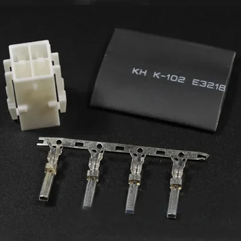 Комплект 4-пинови Конектори за захранване на dc за високочестотен радио Yaesu FT-450 FT-991 Kenwood TS-480 ICOM IC-7000 IC7600