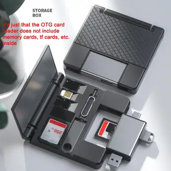 Кутия за четене на карти Алуминиева кутия за съхранение на карти с памет капак на Преносим Быстросъемный Кола в чантата си Мини-карта Дамски TF-скоростна Smart H5L8