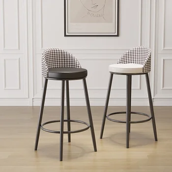 Кухня за приемане на Гости Скандинавски стол на Тезгяха на Ноктите остров Стол минималистичен дизайн Банкетная парти Висока мебели Cadeiras De Jantar