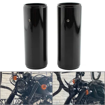 Лъскаво Черен Мотоциклет 50 мм вилката на Кутията Комплект 2 бр. За Harley-Davidson Sporster X48 2016 2017 2018 2019 2020 2021 2022 2023