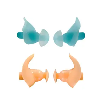 Меки силиконови тапи за уши за плуване Водоустойчив Леки тапи за уши за защита на ушите за туризъм на Обучение по плуване Плуване Сън