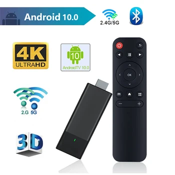 Мини-PER-Стик Android 10 4K Интернет HDR ТВ-Приемник 2.4 G 5G Двойна Wifi Smart TV Box XS97 S3 мултимедиен плейър на ТВ-Приемник Телеприставка