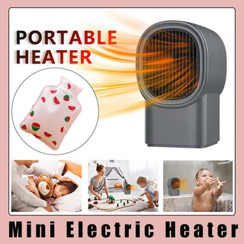 Мини-Нагревател Преносими Електрически Нагревател Вентилатор Отопление На Офис Помещения, С Мощност 400 W Миг На Топлина Защита От Прегряване Настолна Топло За Ръце