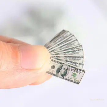 Миниатюрни топперы за торта Y4UD на виртуални пари, копие на модел на банкноти от 100 долара в САЩ