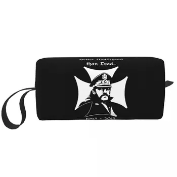 Мода Lemmys Ribute Пътна Чанта За Тоалетни Принадлежности Женски Грим, Козметични Органайзер За Съхранение На Козметика Dopp Kit