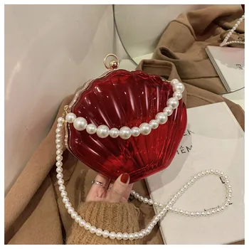 Модни чанти през рамо 2022 години за жените, дизайнерска дамска чанта през рамо с перлата пагон, чанти за пазаруване, мини-чанти
