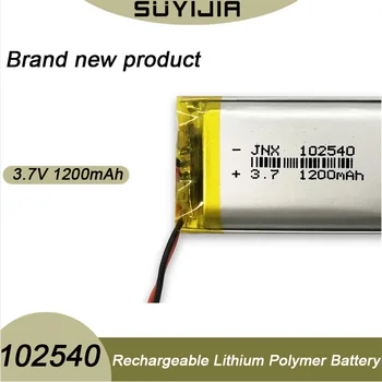 Нови качествени продукти 3,7 На 1200 мА 102540 Акумулаторна литиево-полимерна батерия Очила Настолна лампа Occhiali VR със защитна плоча