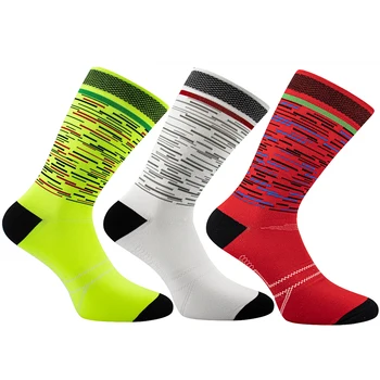 Новият Стил на Каране Чорапи Дишащи Спортни Чорапи за Колоездене На открито Чорапи За Бакетбола Мъжки Дамски Обувки За Бягане