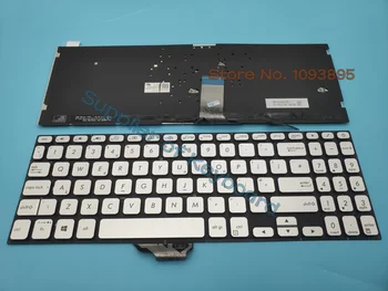 Новост за лаптоп ASUS Vivobook X530 X530FA X530FN X530UN X530UF X530UA Клавиатура Великобритания Сребрист Цвят