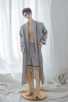 Облекло за кукли BJD / SD, Комплект мъжки домашна копринени пижами 1/4 и 1/6 и аксесоари за кукли, чичовците,