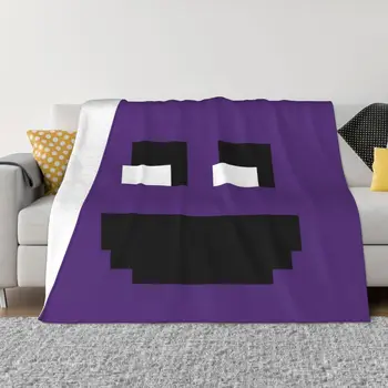 Одеало Fnaf Purple Guy, покривки за легла, Стеганое одеало за диван-легло, Скъпа Декор за детска спални, одеало за томбола, Интересно пушистое