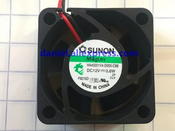 Оригинален безшумен вентилатор за охлаждане HA40201V4-D000-C99 12 0,6 W 4020