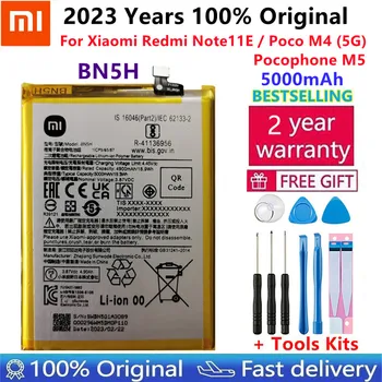 Оригинален висок Клас Батерия BN5H ЗА Xiaomi Redmi Note11E/POCO M4 5G/Pocophone M5 с Капацитет 5000 mah, Батерии За мобилни Телефони Bateria