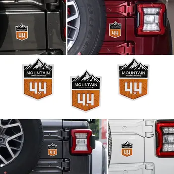 Оформление на автомобила, 3D Метален лого 4x4 Mountain, Етикети на заден багажник, Емблема, Икона на Гърба на Стикер за Jeep Grand Cherokee, Wrangler Compass
