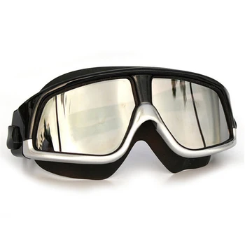 Очила за плуване за възрастни с защита срещу замъгляване HD Очила за гмуркане с защита срещу замъгляване Очила за гмуркане на Големи Силиконови Очила за плуване Здрав
