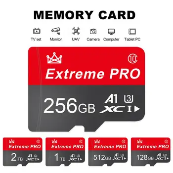 Памет SD карта 1 TB 512 GB 256 GB 2 TB Карта памет флаш карта клас 10 по SD-карта 512 GB 256 GB 1 TB И 2 TB TF flash карта с памет и 128 GB MINI SD