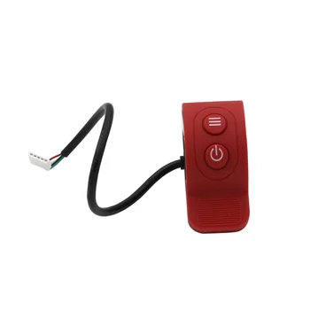Педала на газта електрически скутер е Подходящ за X6 X7 X8 Спусъка на газта на Ключа за регулиране на скорост на педала на газта палеца, червен