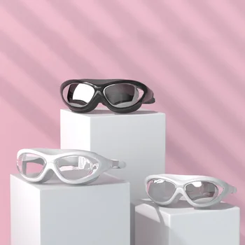Плувни очила за късогледство със защита от мъгла HD Защитни очила за гмуркане, оборудване за гмуркане, Очила за състезания по водни спортове за възрастни