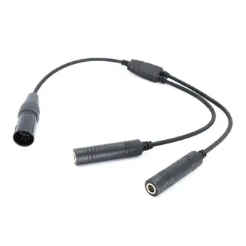 Подобрена възможност за свързване с помощта на кабел-адаптер за слушалки XLRs до газовому двойно штекеру совалка