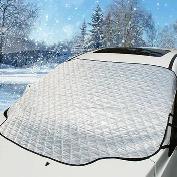 Покриване На Екрана На Предния Прозорец На Колата Автоматична Солнцезащитная Покриване На Магнитното Предното Стъкло На Колата На Снежната Покривка Зимния Лед Защита От Замръзване Козирка Протектор