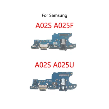 Порт USB докинг станция за зареждане, Розета, Штекерный щепсел, Гъвкав кабел за Samsung Galaxy A02S, A025F, A025U, Модул платка за зареждане