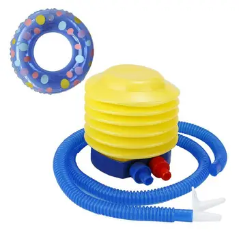 Походный матрак с ръчна помпа за надуваеми съхранение на Мини преносим в един крак помпа, пръстени за плуване в балон с горещ въздух, външно на един крак помпа