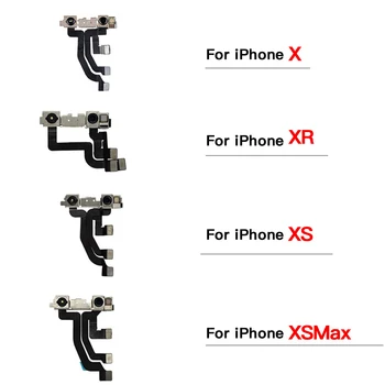 Предна камера с сензор за близост, подмяна на модул конектор гъвкав кабел за iPhone X XR XS Max БЕЗ Face ID