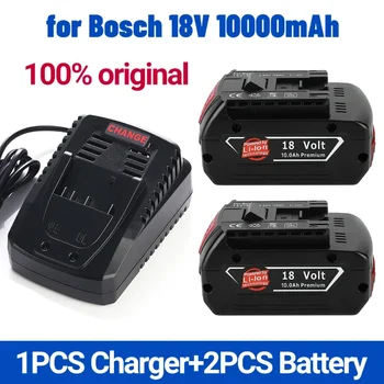 Преносимото Батерия 18V 10000mAh за Акумулаторните Инструменти на Bosch Professional System BAT609 BAT618 GBA18V80 21700 Battery