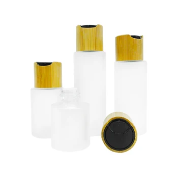 Продажба на едро 20-120 мл Празен козметични опаковки от матирано стъкло за Еднократна употреба, Парфюмни етерични масла, Контейнери за течности за грижа за кожата, Улични контейнери