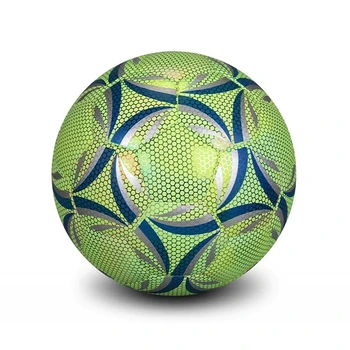 Светлинен футболна топка 4 размера, Детска футболна топка 4 размера, Ослепително светещи в тъмното, Тренировъчен и игра на топка, дълга яркост