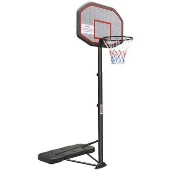 Семейно джобно баскетболното пръстен и врати с 43-inch баскетболна система Impact Backboard, регулируема по височина от 6,5 до 10 метра за младежи / възрастни