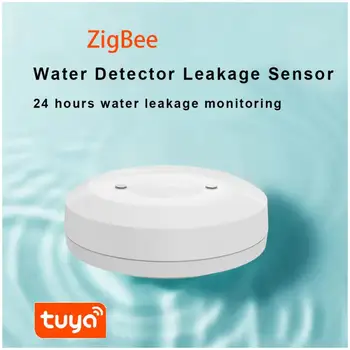 Сензор за вода SASHA ZigBee Детектор за Изтичане на Наводнения Сензор С Пълен Резервоар Интернет Вода Аларми В реално време Smart Life APP Сензор за Дистанционно Управление