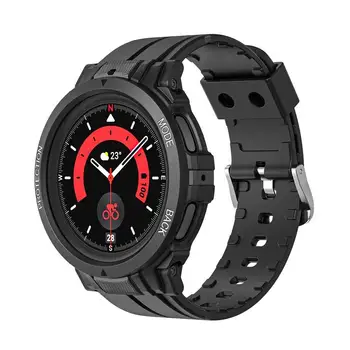 Силиконови Гривни За Samsung Galaxy Watch 5 Pro Каишка За Часовник Мека Лента Спортен Гривна За Смарт часа на Samsung