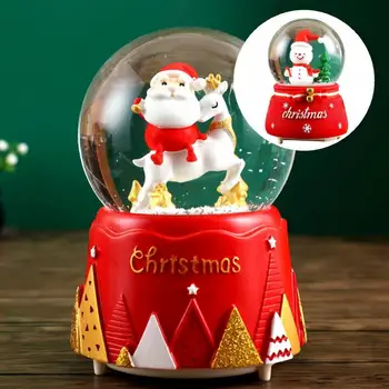 Сладък 3D анимационен филм, Коледна музикална ковчег, снежна топка, мини-празничен декор
