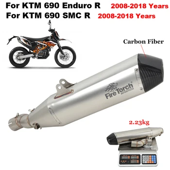 Слипоны На Изпускателната Тръба Мотоциклет От Карбонови Ауспуси DB Killer За KTM 690 Ендуро R KTM690 СОС R Duke 2008-2018