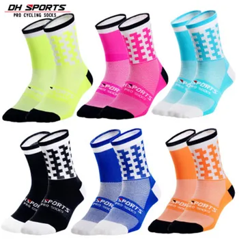Спортни чорапи за Колоездене на открито Компресия МТБ Пътни Велосипедни чорапи Дишащи Влагоотводящие Баскетболни чорапи за джогинг calcetines ciclismo