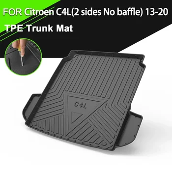 Тампон за заден капак на багажника на автомобил Citroen C4L 2013-2020 TPE Водоустойчив Нескользящие Гумени Аксесоари за товарни лайнери