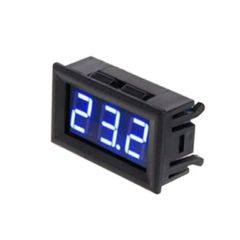 Термометър с led цифров дисплей за постоянен ток 12 v-50-110 Градуса по Целзий, Измерване на температурата на колата