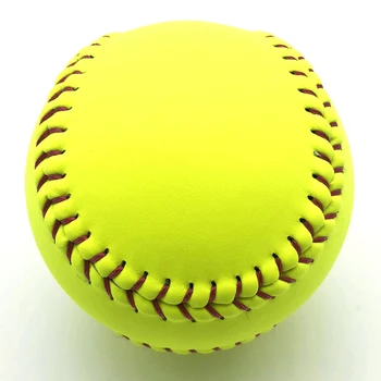 Тренировъчен топката от софтбольной корк официален размер и тегло, покритие от PVC, Тренировъчен топката без опознавателни знаци, точността на 12 инча