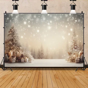 Фонове, за снимки на Коледа ZHISUXI, декорация за всекидневната, Зелена Врата венец, на фона подпори за фото студио QS-41
