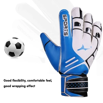 Футболни вратарские ръкавици F1FD, футболни вратарские ръкавици, за деца, за деца със защита на гръбначния стълб пръстите 4mmLatex Heavy Grip