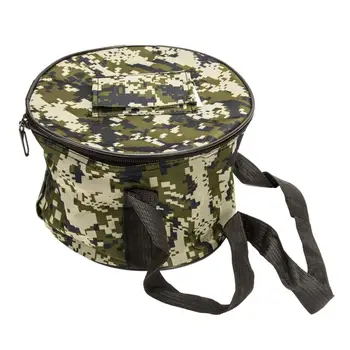 Чанта за риболовни принадлежности за зимата, градинска чанта, чанта за носене, водоустойчива чанта за съхранение на риболовни принадлежности от плат Оксфорд
