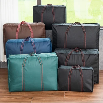 Чанта за съхранение на завивки от нетъкан текстил, удебелена водоустойчива чанта за преместване на сверхбольшой капацитет, холщовая чанта за багаж, тъкани чанта