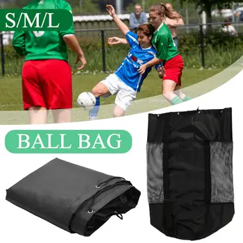 Чанта с футболна мрежа Здрава Мрежа на съвсем малък За спортно оборудване за фитнес зала Обемът чанти Голяма мрежа S5u6