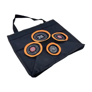 Чанта-целта е Лека, лесно переносимая с 4 мишени за стрелба с лък, множество чанта-мишена за игра, окото чанта за практикуване на стрелба
