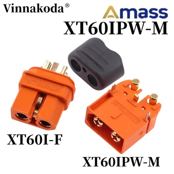 Штепсельная вилица акумулаторни батерии Amass XT60I-F с голям токовым конектор с сигнално устройство контакт XT60IPW-M