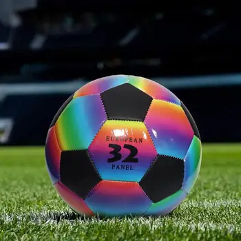 № 5 Тренировъчен футболен топката Цветен Спортен футболна топка Лесен надуваема футболна топка за помещения и на улицата, от PVC-плоскости Футболна тренировка
